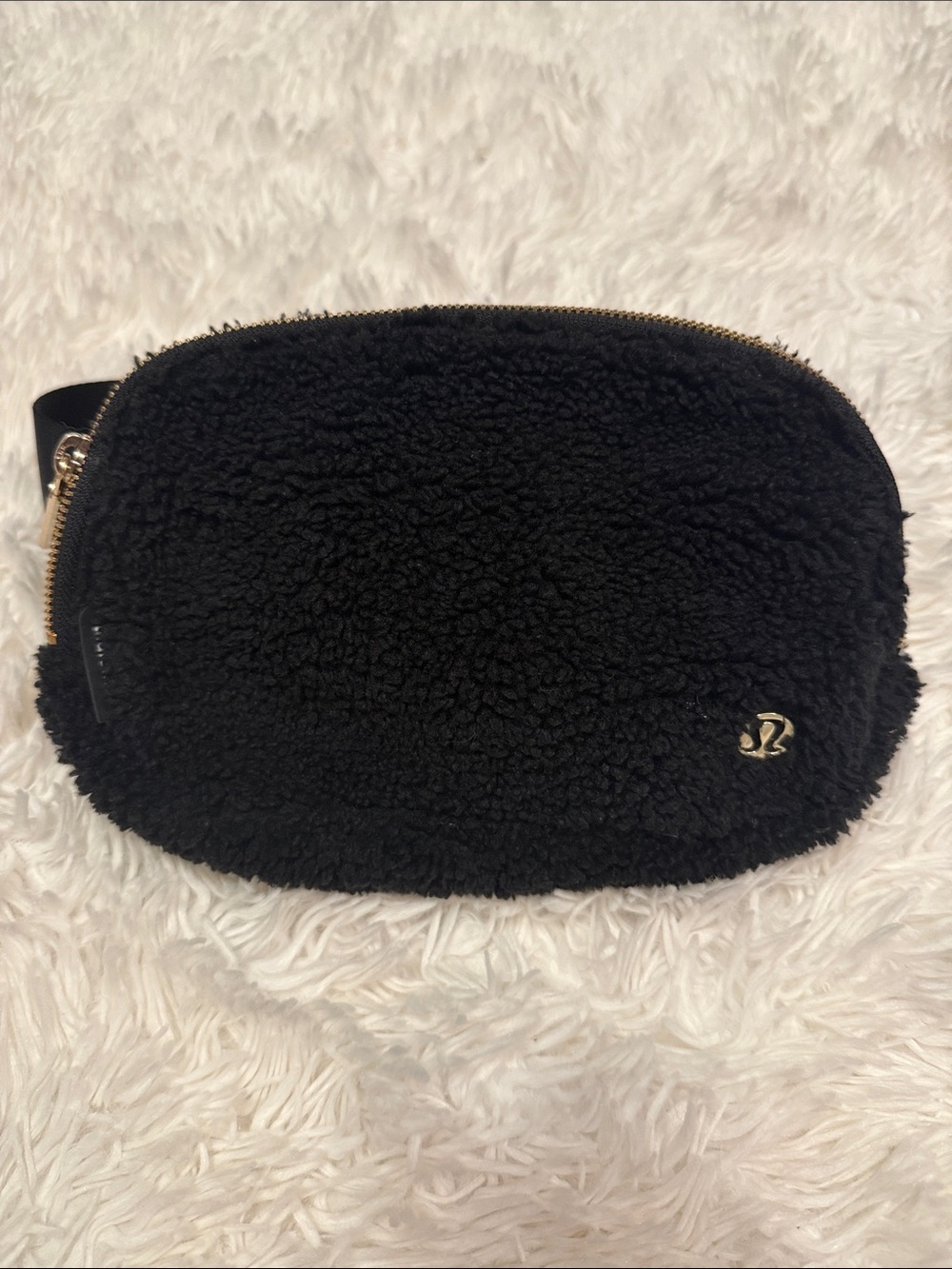 Lululemon Black Sherpa Belt Bag